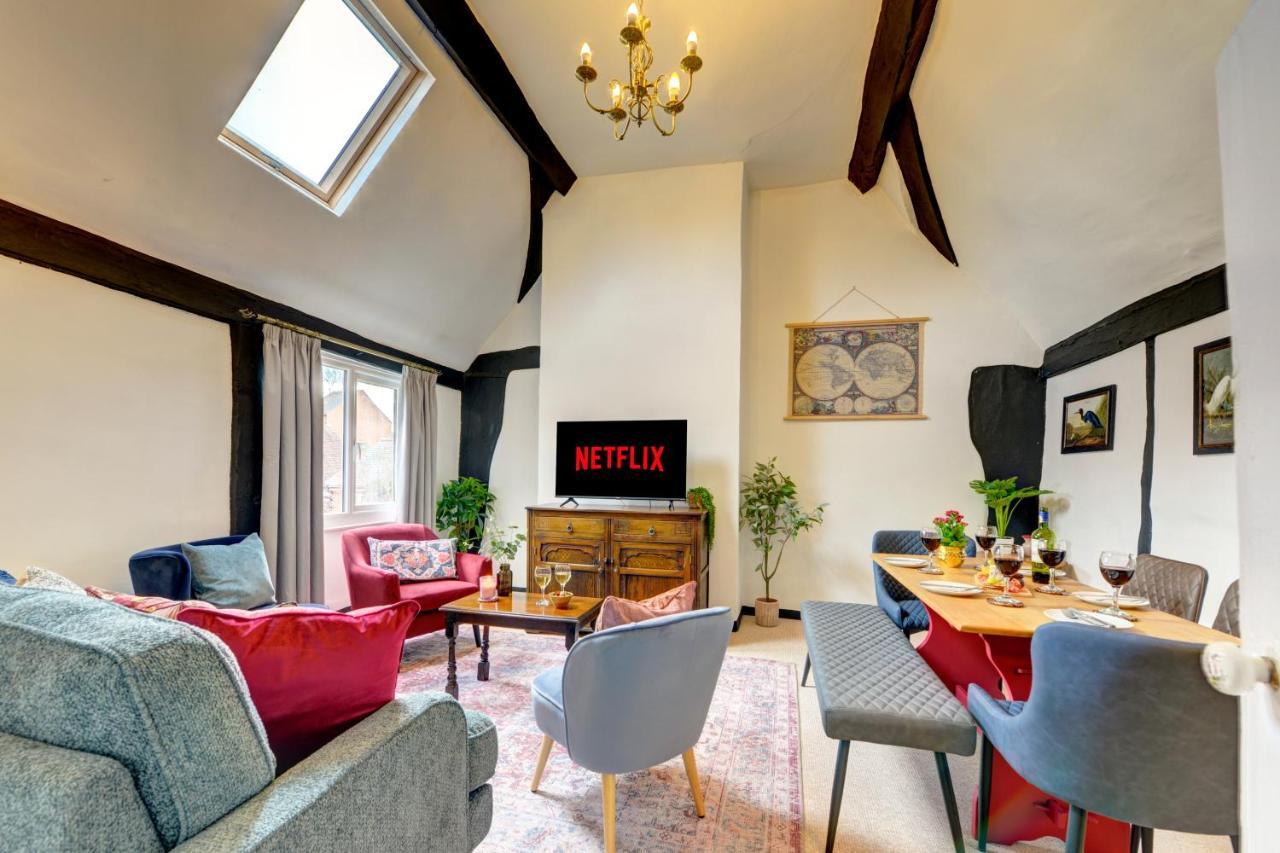 Loft Cottage By Spa Town Property - 2 Bed Tudor Retreat Near To Stratford-Upon-Avon, Warwick & Solihull Eksteriør bilde